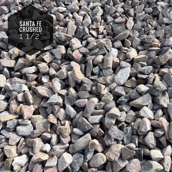 Santa Fe Crushed 1 1/2" Landscaping Rock
