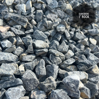 Gunsmoke 1" Crushed Decorative Rock