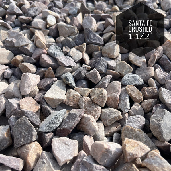 Santa Fe Crushed 1 1/2" Landscaping Rock