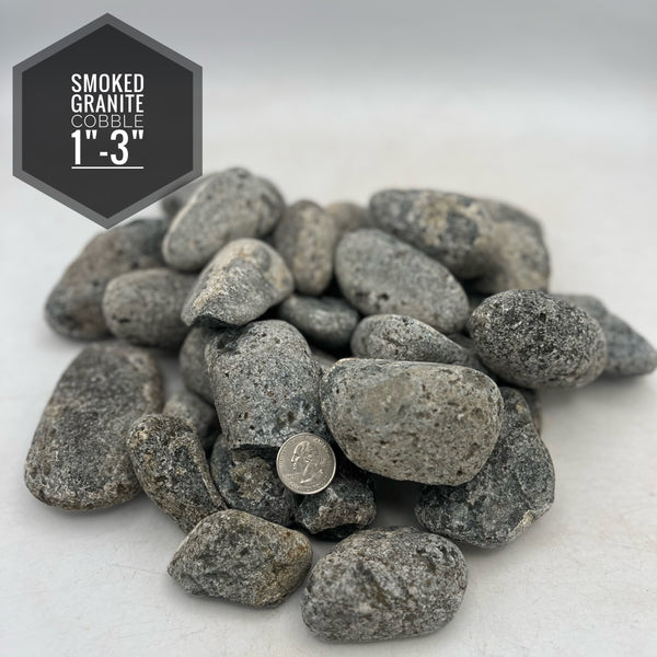 Smoked Granite Cobble 1" - 3"