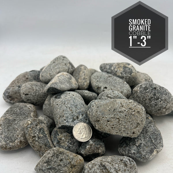 Smoked Granite Cobble 1" - 3"