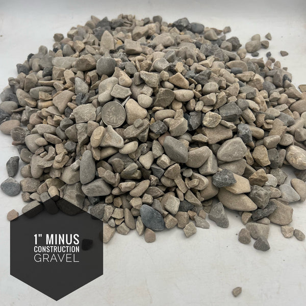 Construction Gravel 1" Minus