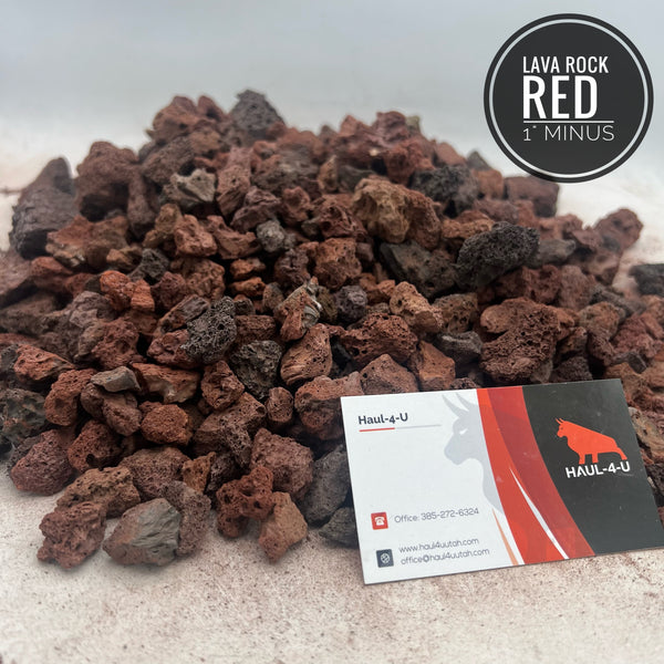 Lava Rock Red Small 1" Minus
