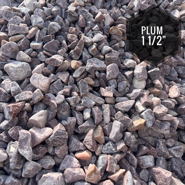 Plum 1 1/2" Rock
