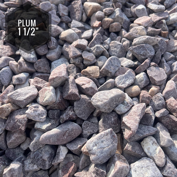 Plum 1 1/2" Rock