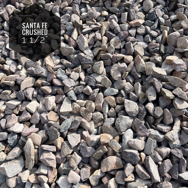 Santa Fe Crushed 1 1/2" Landscaping Rock
