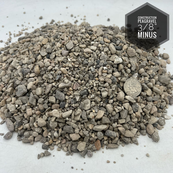 Construction Pea-Gravel 3/8” Minus