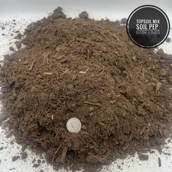 Topsoil Mix - Soil Pep / Bark Fines / Screened Topsoil Blended