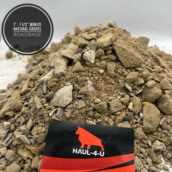 RoadBase 1" - 1 1/2" Minus Natural Gravel - Spec