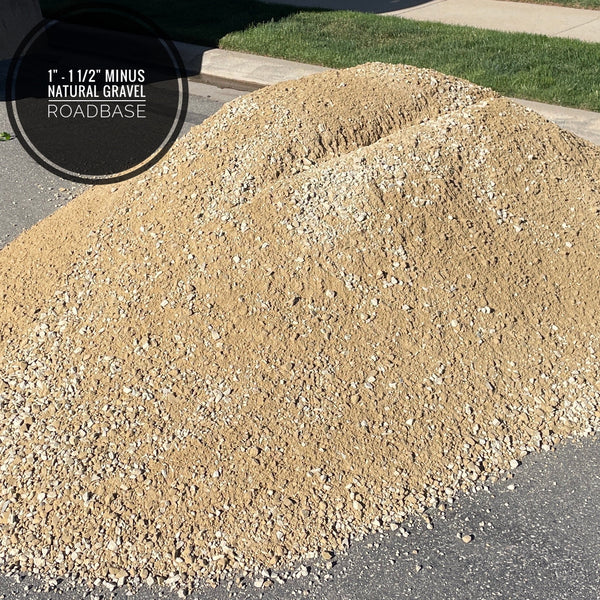 RoadBase 1" - 1 1/2" Minus Natural Gravel - Spec