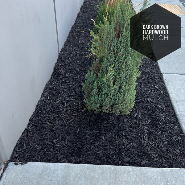 Brown (Dark Brown) Hardwood Mulch