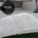White Marble Chips 3/4" Minus