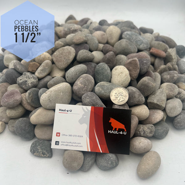 Ocean Pebbles 1 1/2" River Rock