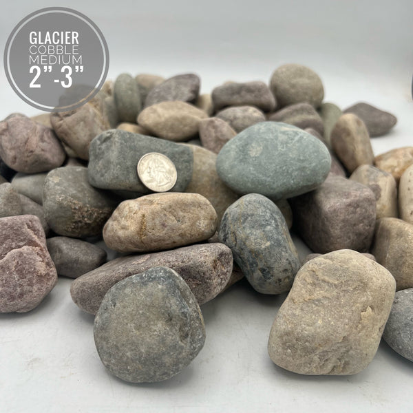 Glacier Cobble Medium 2" - 3"