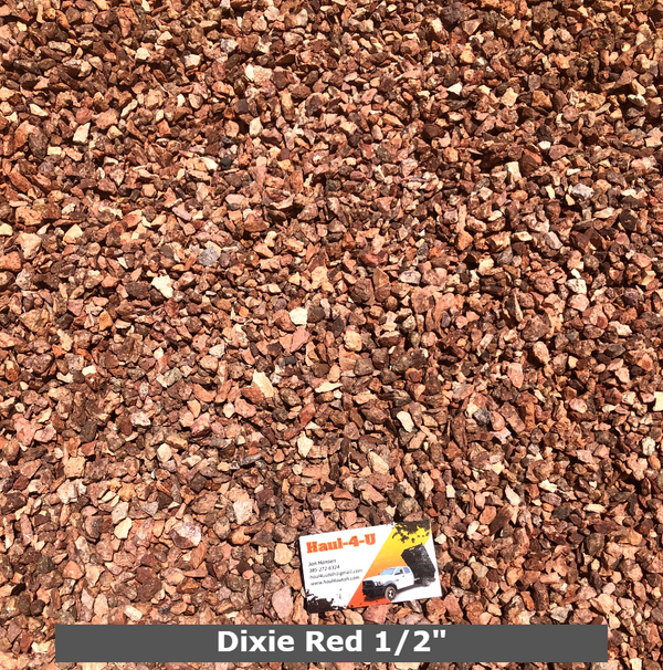 Dixie Red 1/2" Minus Landscape Rock