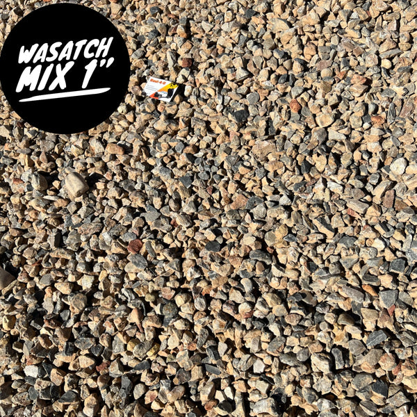 Wasatch Mix 1" Landscape Rock