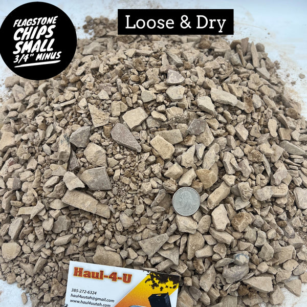 Flagstone Chips Small 3/4" Minus