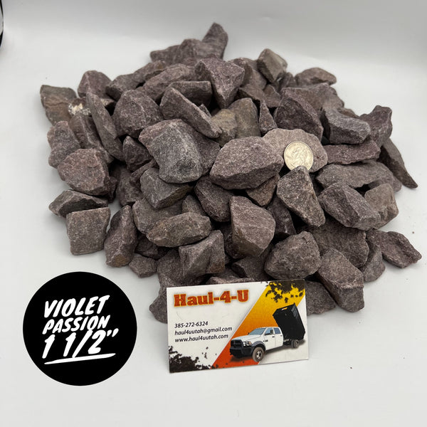 Violet Passion 1 1/2" Landscape Rock