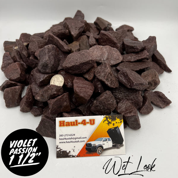 Violet Passion 1 1/2" Landscape Rock