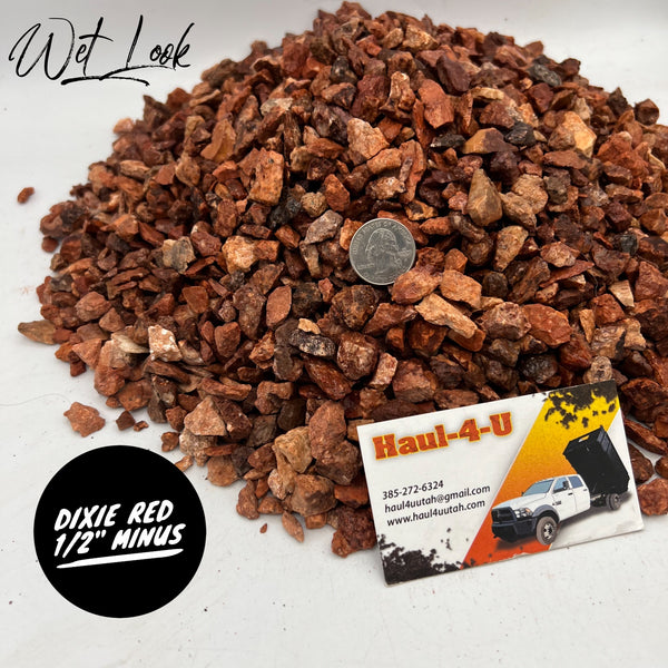 Dixie Red 1/2" Minus Landscape Rock