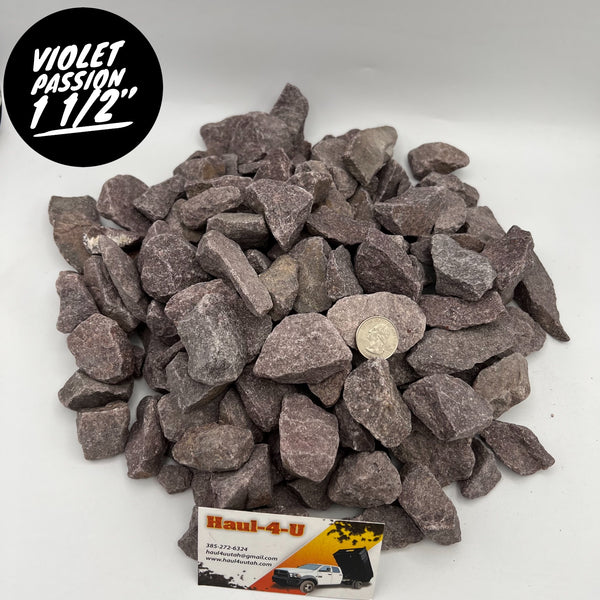 Violet Passion 1 1/2" Landscape Rock