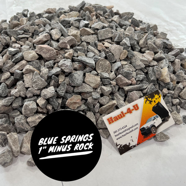 Blue Springs 1" Minus Crushed Rock
