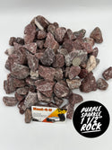 Purple Sparkle 1 1/2" Crushed Rocks