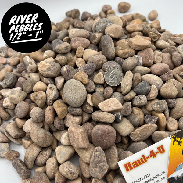 River Pebbles 1/2" - 1" Landscaping River Rock