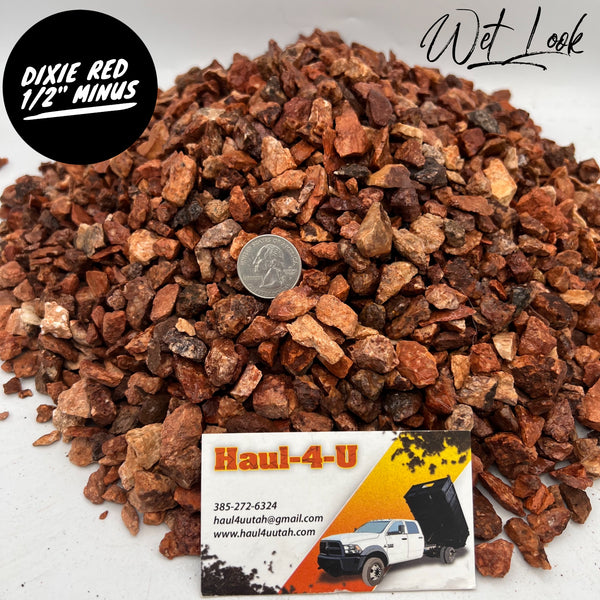 Dixie Red 1/2" Minus Landscape Rock