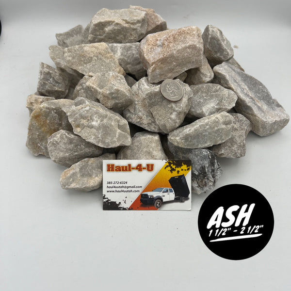 Ash Quartz 2 1/2" Landscape Rock