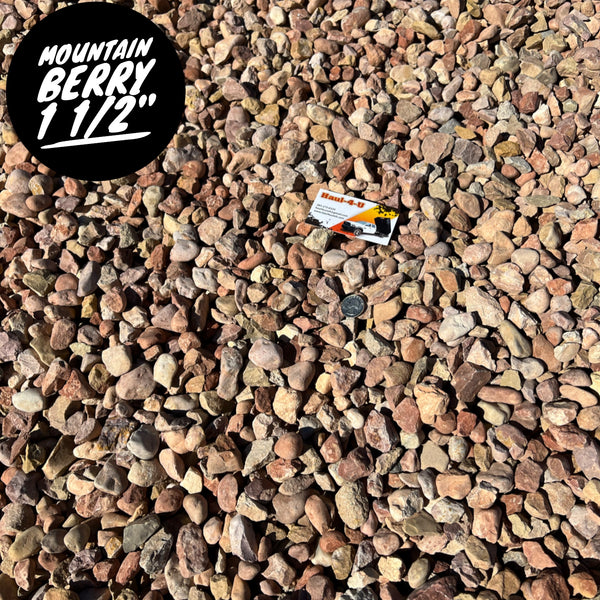 Mountain Berry 1 1/2" Landscape Rock