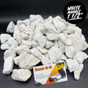 White Marble 1 1/2" Crushed Rocks