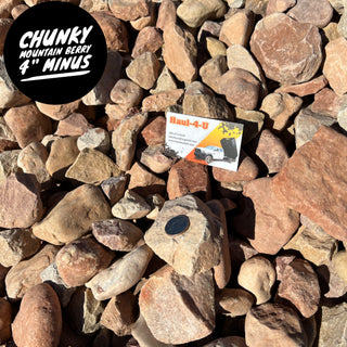 Mountain Berry 4" Minus Landscape Rock